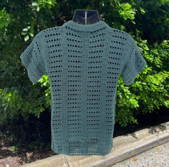 Men's Crochet Polo Shirt Pattern – PDF Download