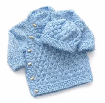 Cozy Baby Sweater & Beanie Knitting Pattern – PDF Download
