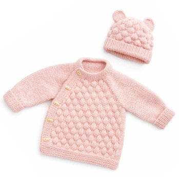 Cozy Baby Sweater & Beanie Knitting Pattern – PDF Download