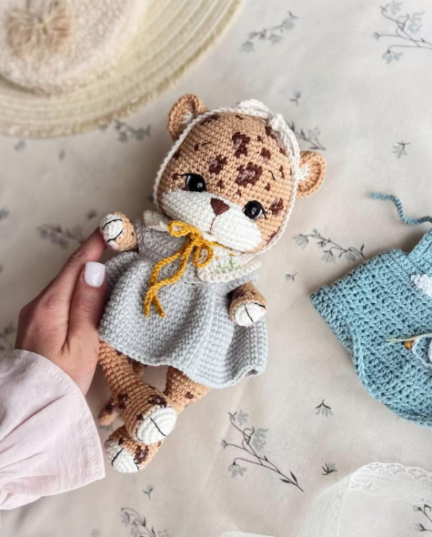 Baby Leopard Crochet Pattern Bundle – PDF Download