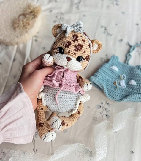 Baby Leopard Crochet Pattern Bundle – PDF Download
