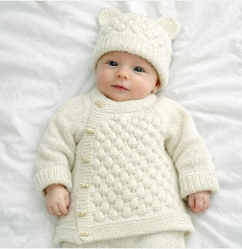 Cozy Baby Sweater & Beanie Knitting Pattern – PDF Download
