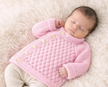 Cozy Baby Sweater & Beanie Knitting Pattern – PDF Download