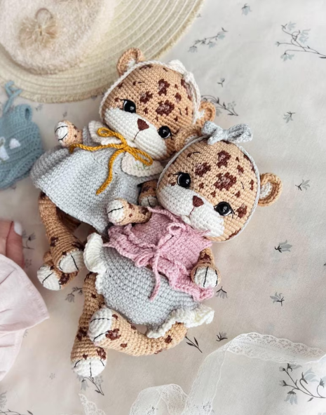 Baby Leopard Crochet Pattern Bundle – PDF Download