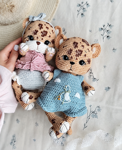 Baby Leopard Crochet Pattern Bundle – PDF Download