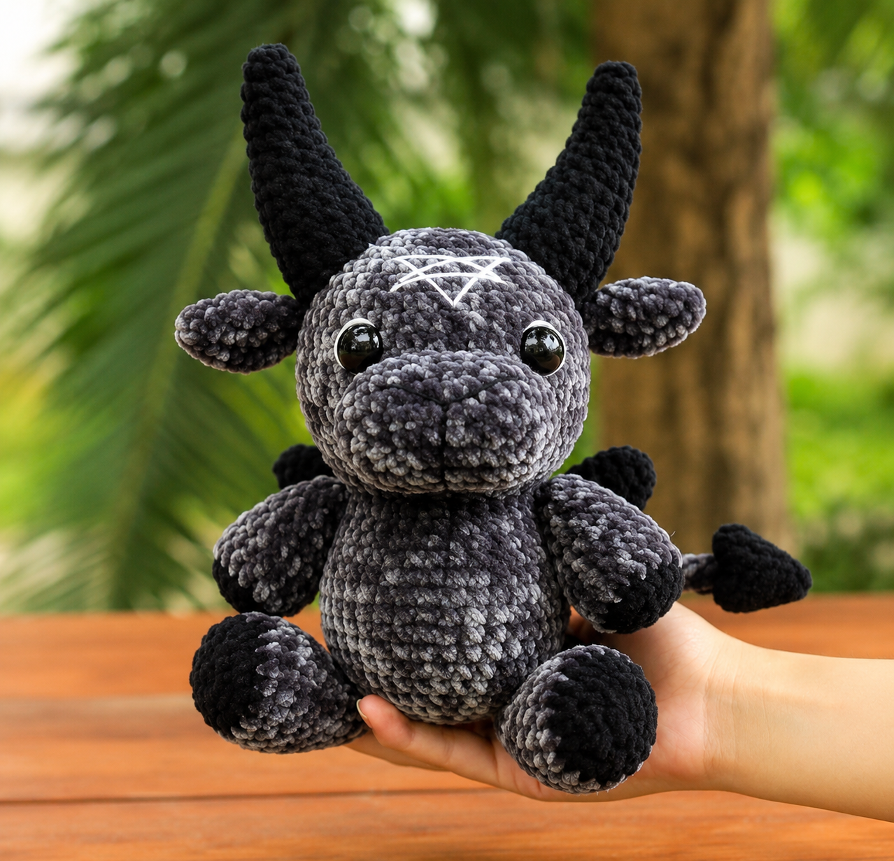 4-in-1 Baphomet Crochet Pattern Bundle – PDF Download