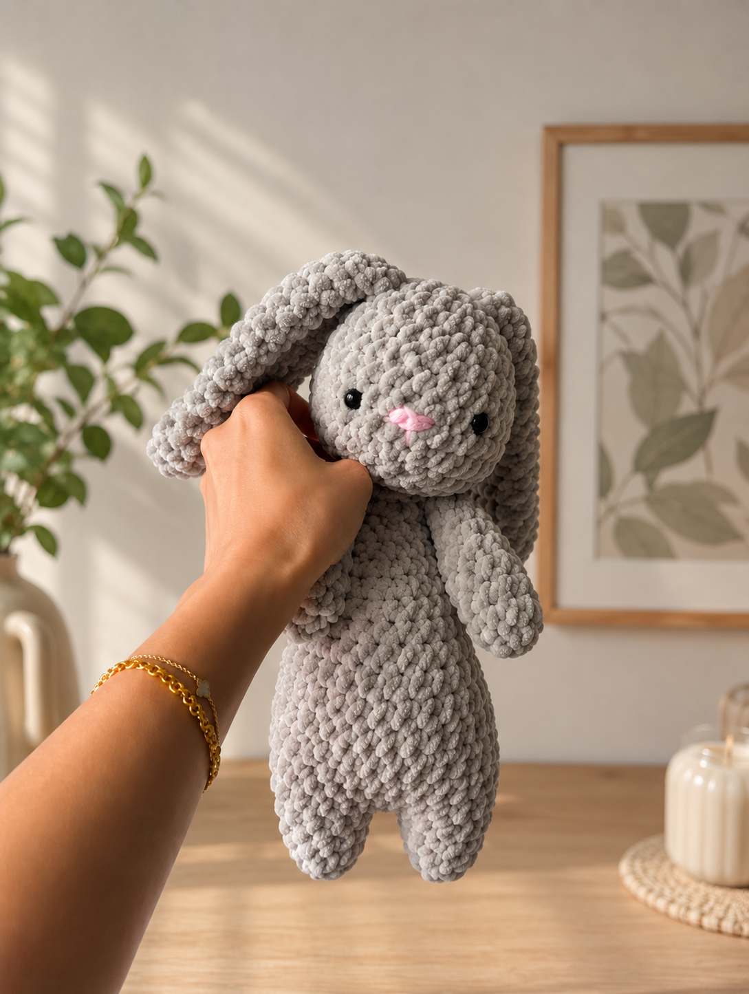 Floppy Bunny Crochet Pattern – PDF Download