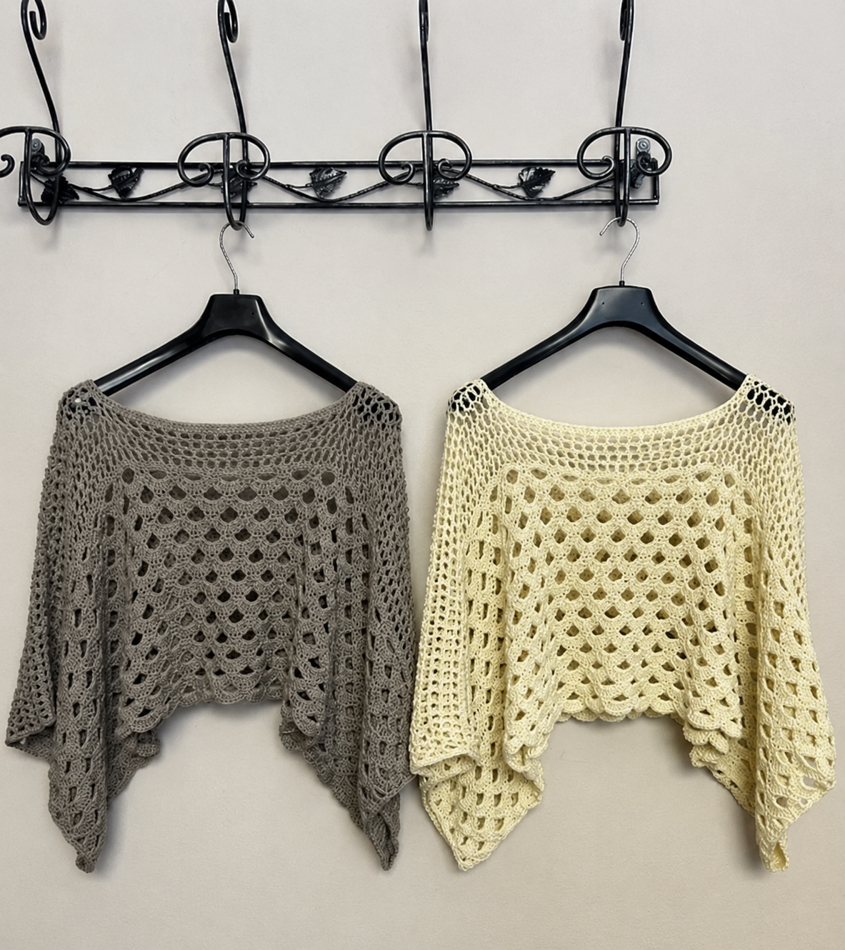 Crochet Mesh Poncho Pattern PDF