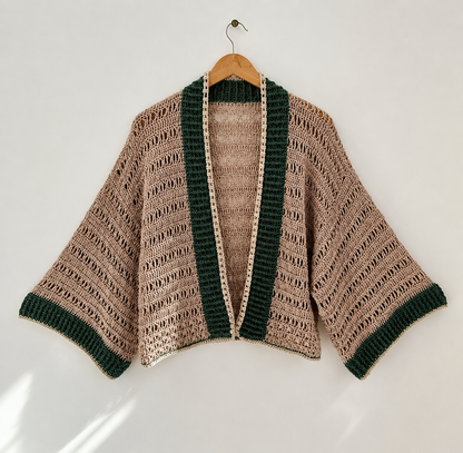 Bohemian Crochet Kimono Cardigan Pattern
