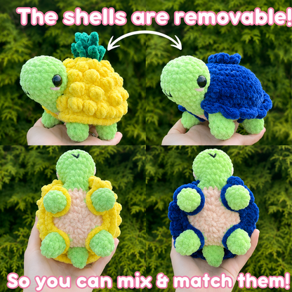 Crochet Turtle Shell PDF Pattern