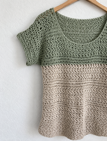 Solmira Crochet Top Pattern PDF-XS–3XL