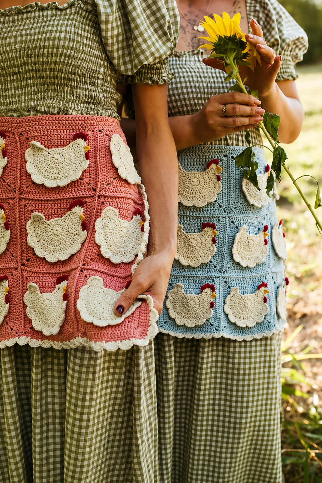 Viral Crochet Chicken Egg Apron PDF Pattern