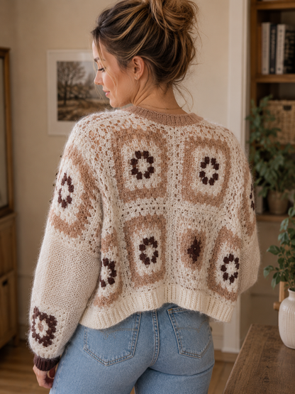 Anleitung für gehäkelten Cardigan „Clover Cottage“ – PDF-Download