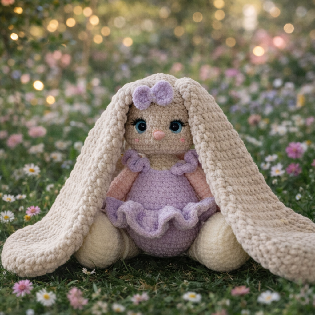 Mimi Bunny – Jouet en peluche au crochet