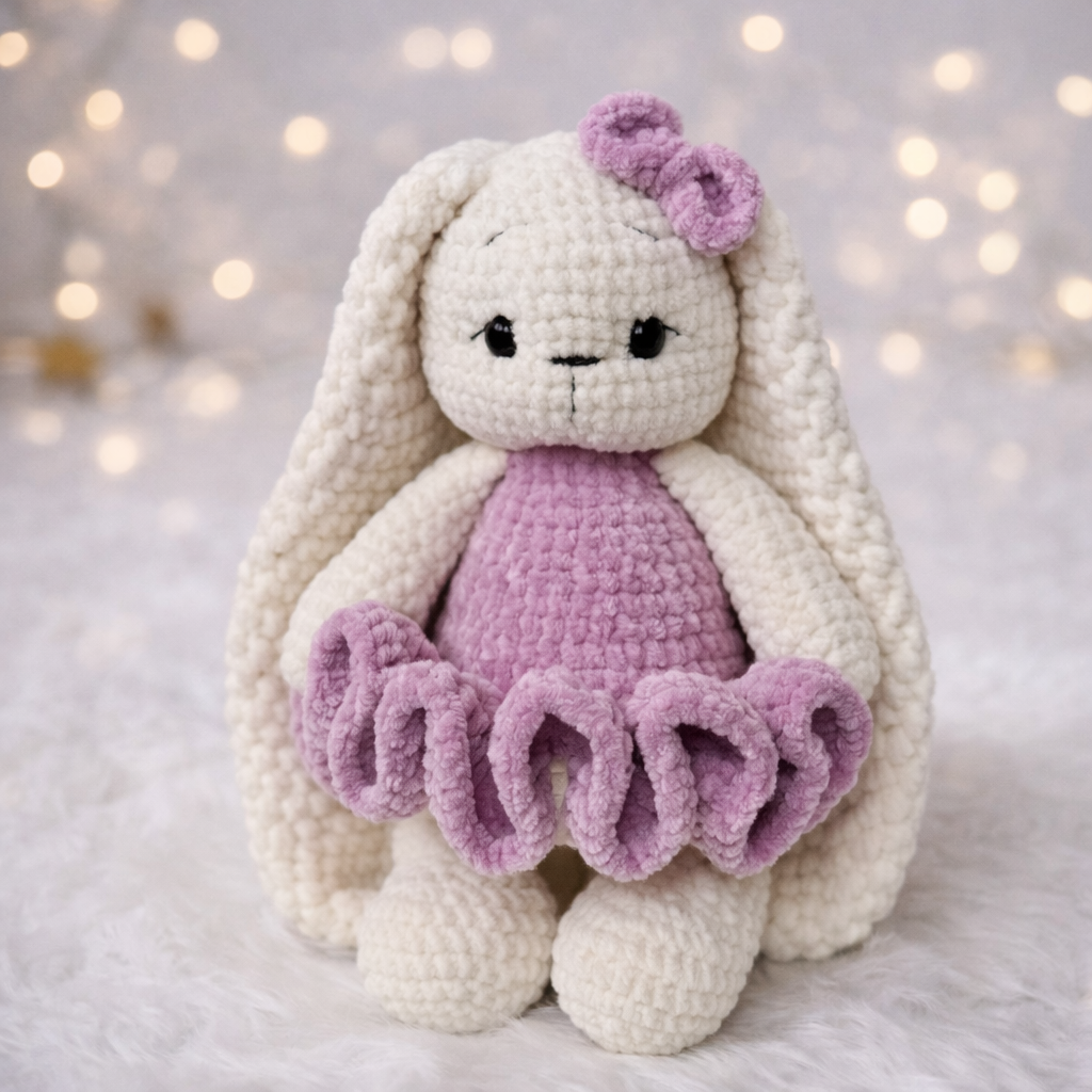 Mimi Bunny – Jouet en peluche au crochet