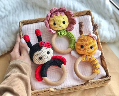 Little Bee • Lieveheersbeestje • Madelief Bloem 3in1 Haakpatroon Set