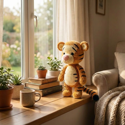 Toby Tigeren – Amigurumi Hæklemønster PDF