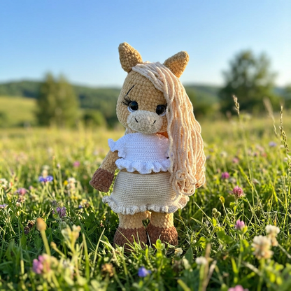 Enhjørning & Hest Hæklemønster – 2 i 1 Amigurumi PDF med Tøj