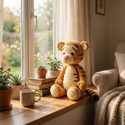 Toby Tigeren – Amigurumi Hæklemønster PDF