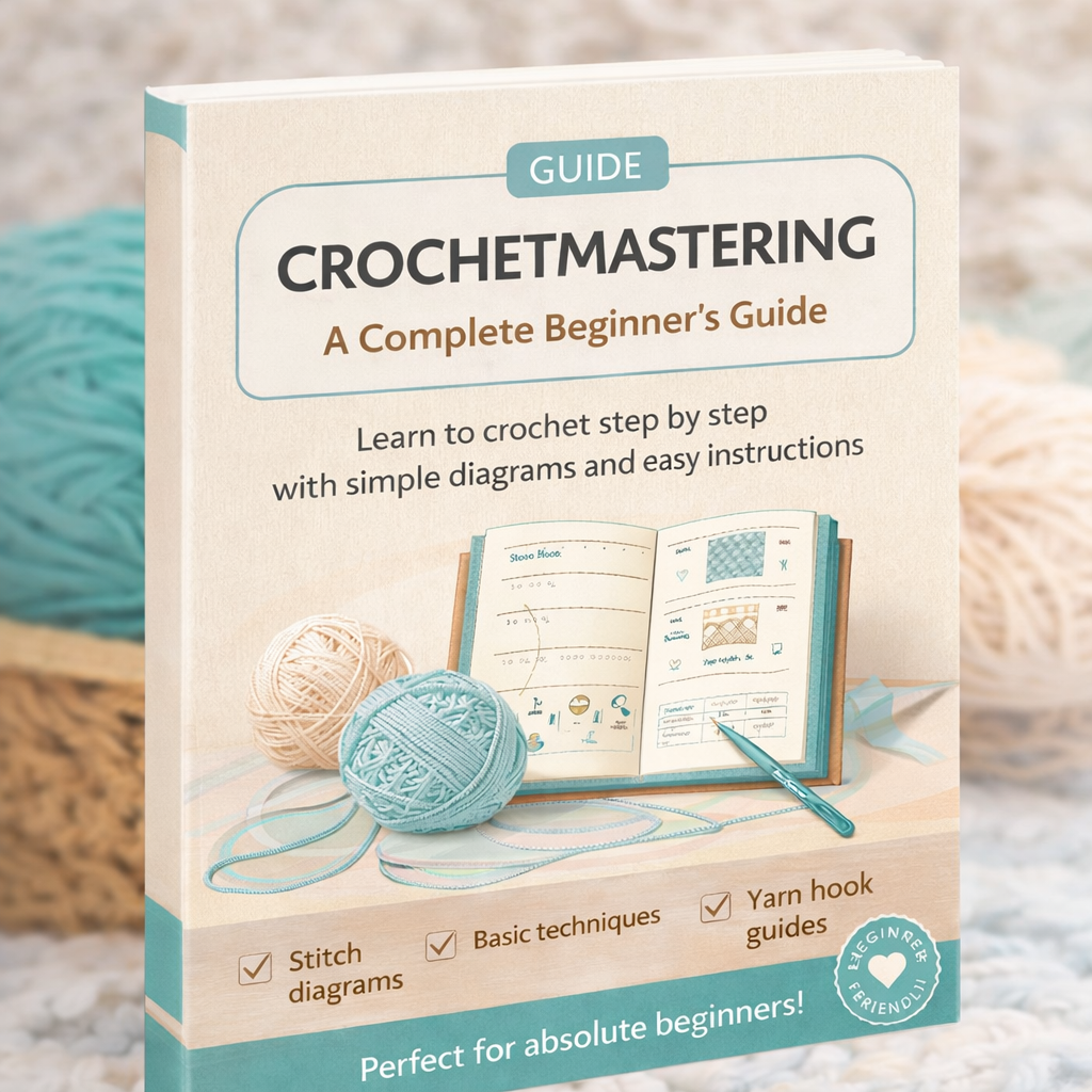 CrochetMastering-Leitfaden – Häkel-E-Book für Anfänger (Über 45 Techniken enthalten)